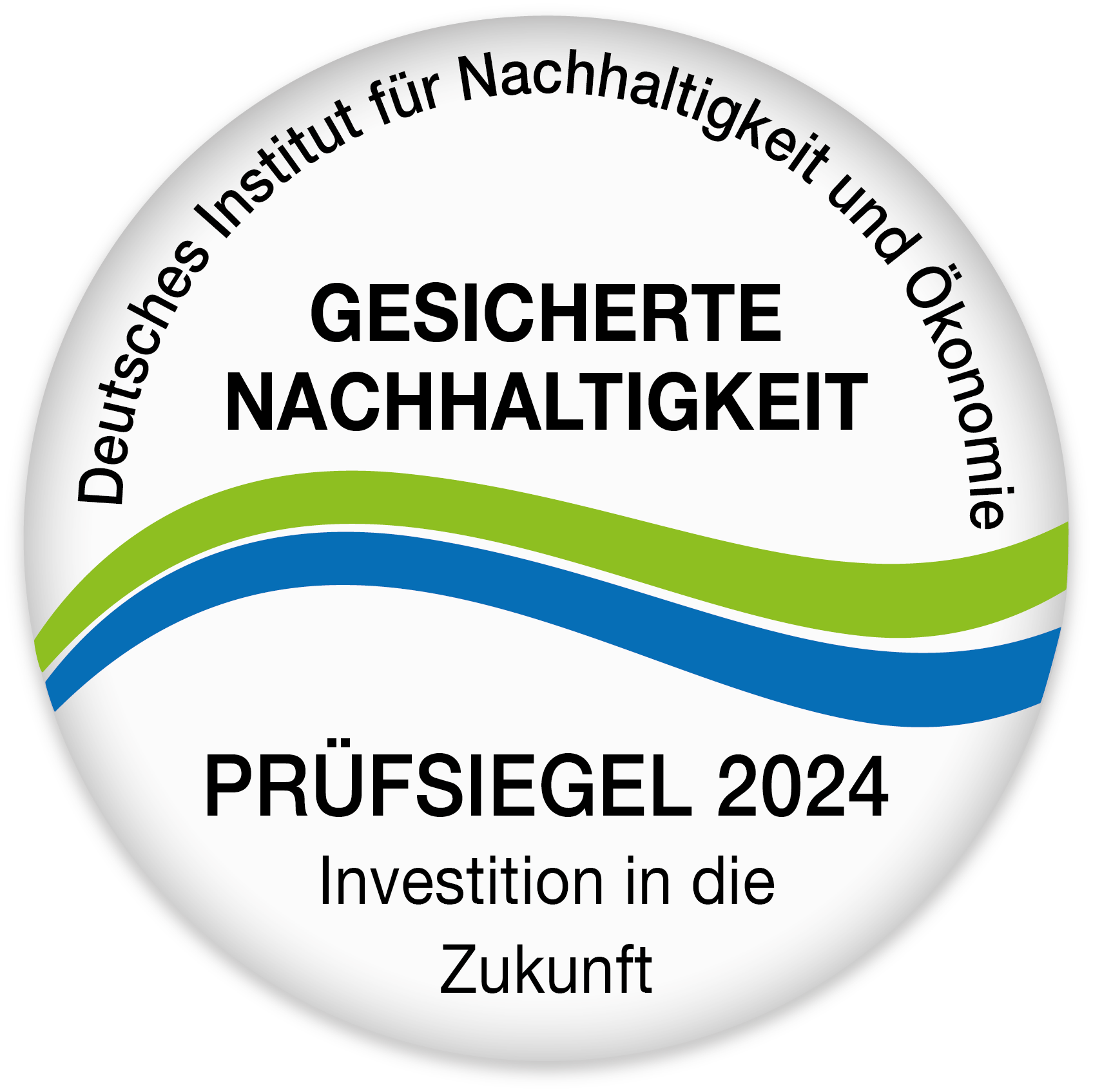Prüfsiegel 2024 gesicherte Nachhaltigkeit